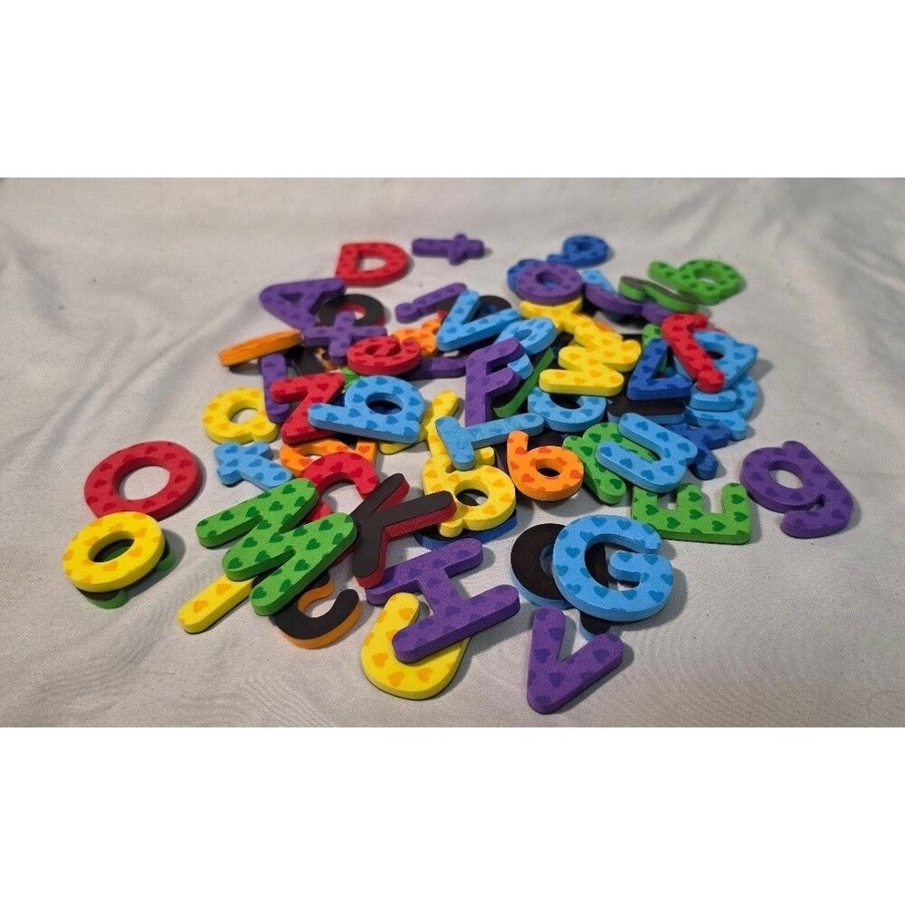 Alphabet Letter Magnets Colorful Educational Fridge Spelling Pieces
